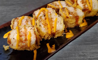 Lobster & Crab Crunch Roll